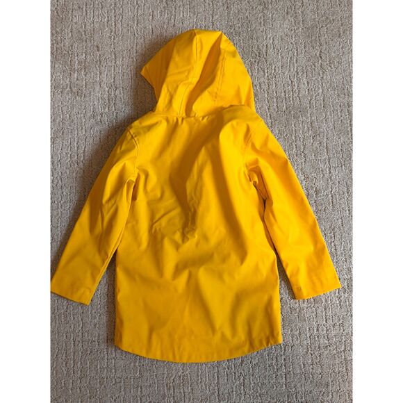 NWOT Cat & Jack Bright Yellow Kids Raincoat - Dinosaur Lining - 5T - Picture 2 of 3